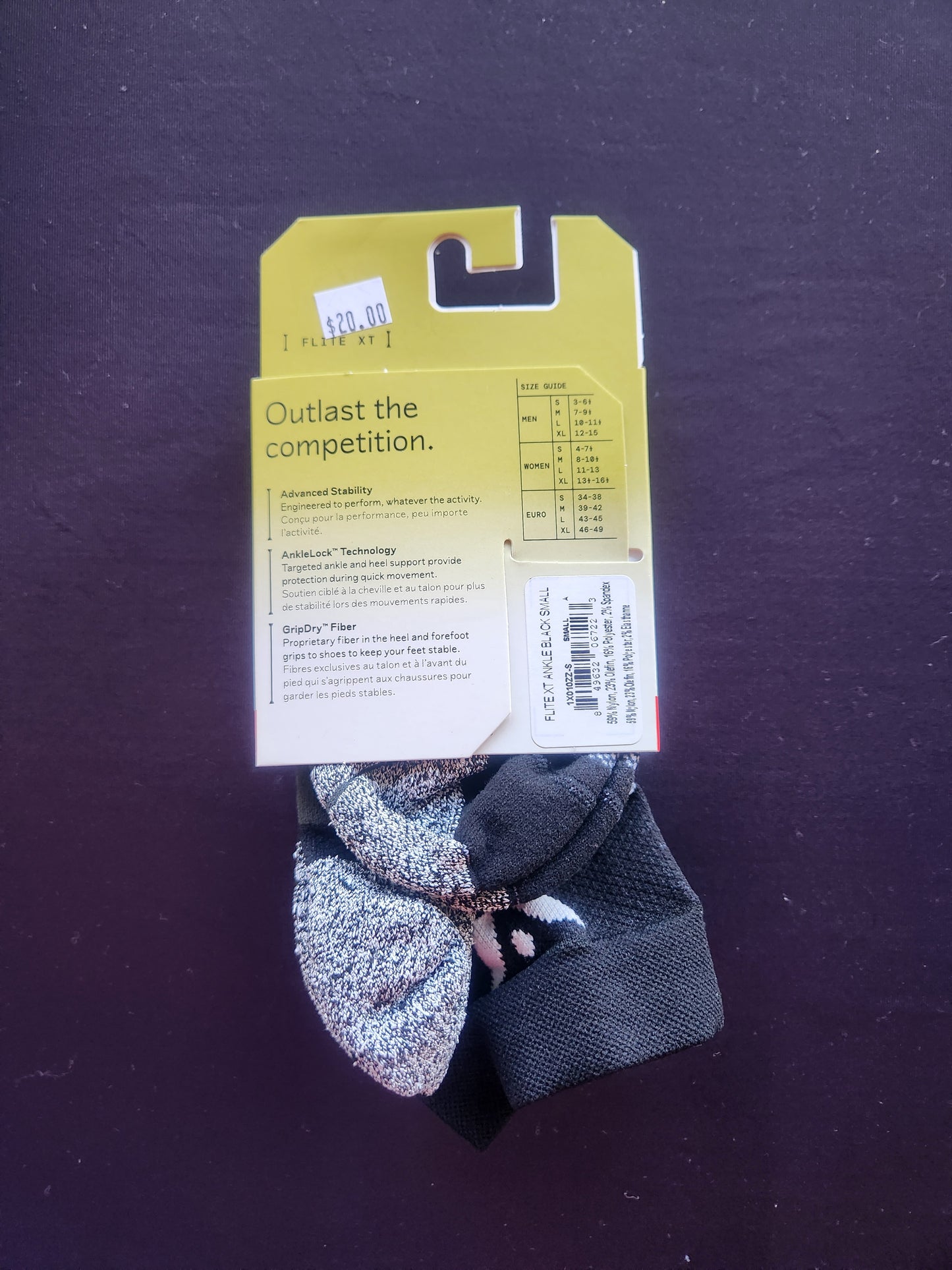Swiftwick Flite XT Ankle Socks