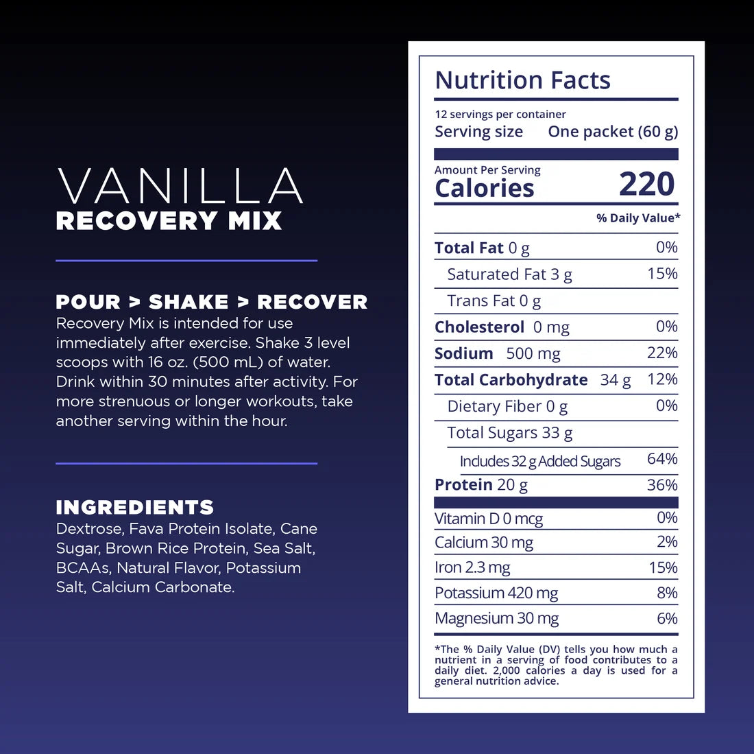 Tailwind Vanilla Recovery-Single Serving