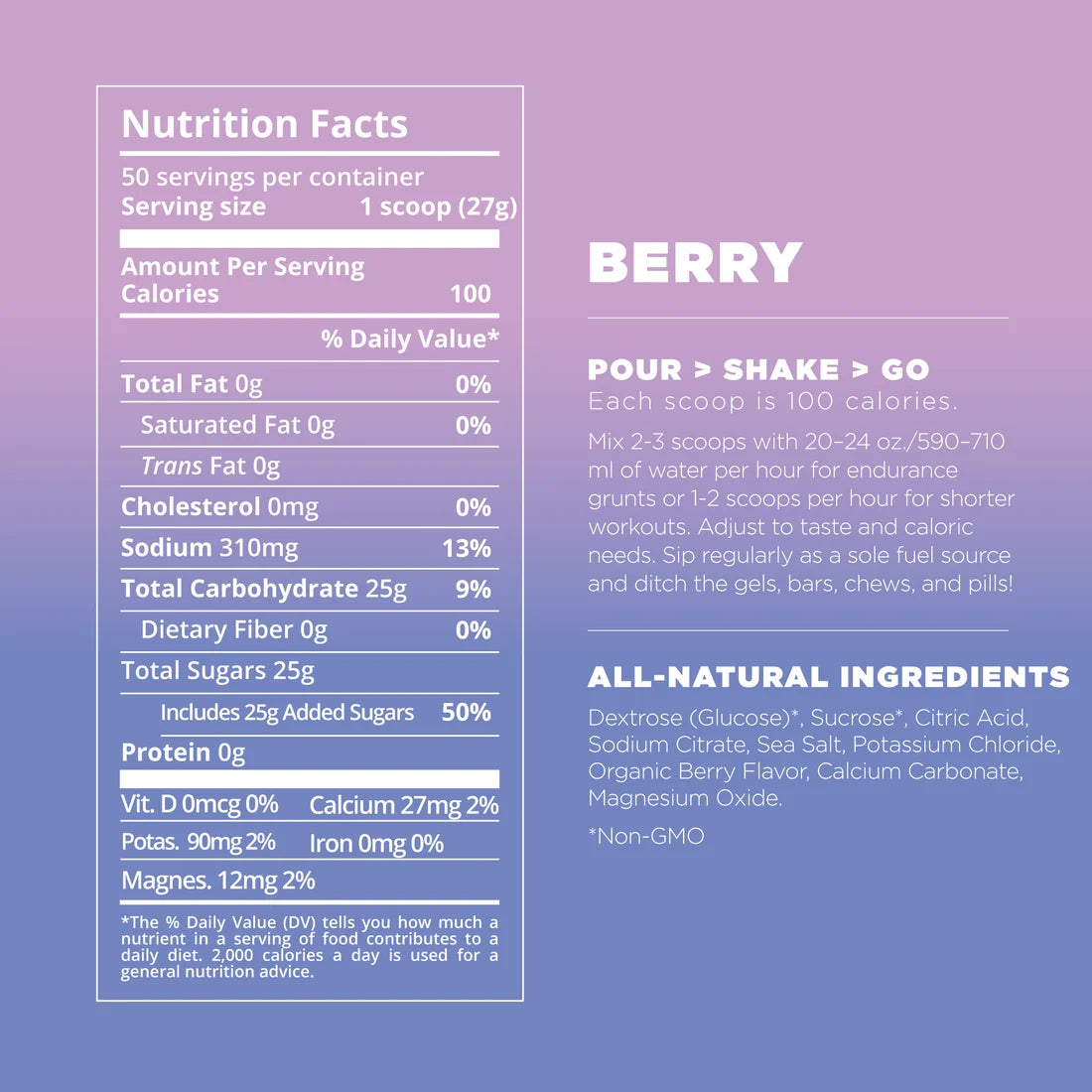 Tailwind Berry Endurance Fuel- 30 servings