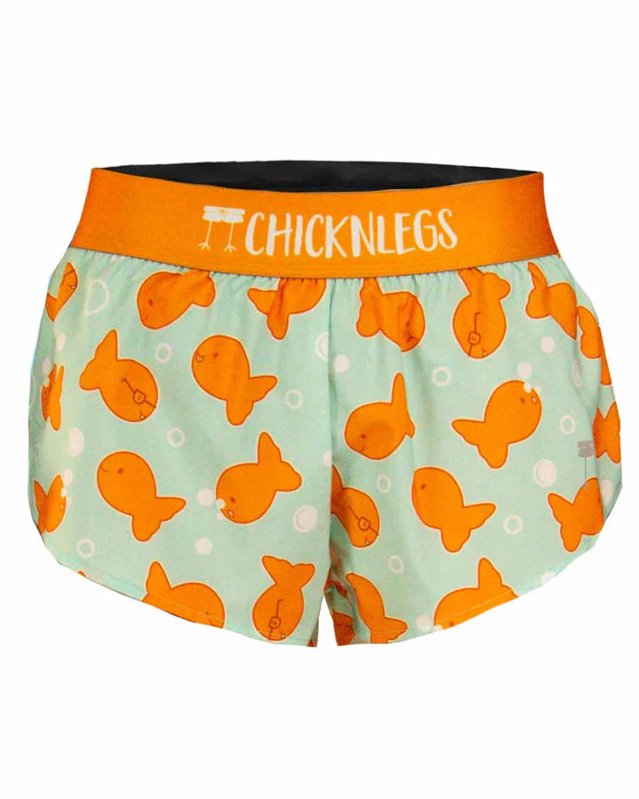 Women's ChicknLegs 1.5" Shorts-Goldfish