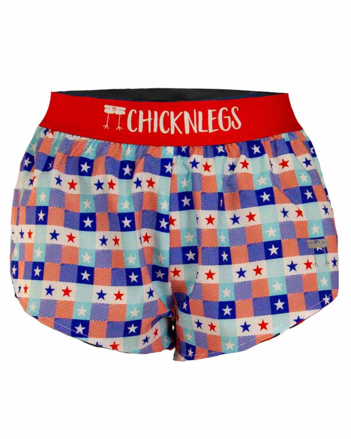 Women's ChicknLegs 1.5" Shorts-Picnic