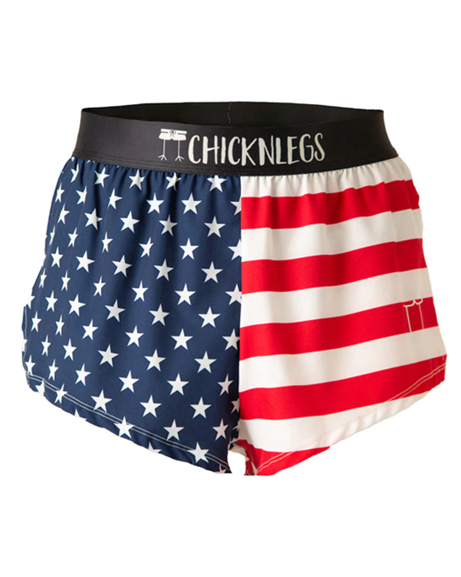 Men's ChicknLegs 2" Shorts-USA Flag