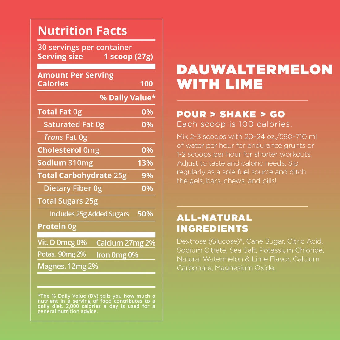 Tailwind Melon Endurance Fuel- 30 servings