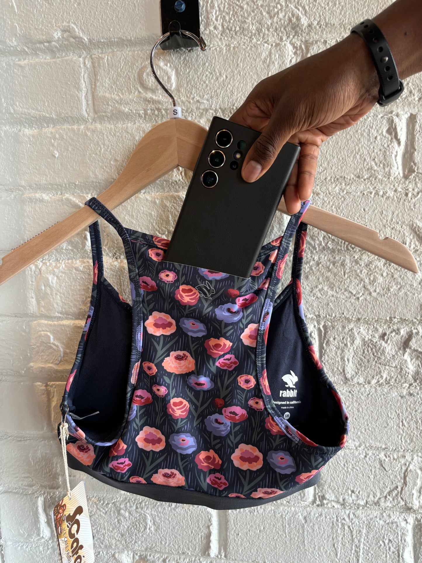 Rabbit Strappy Pocket Bra