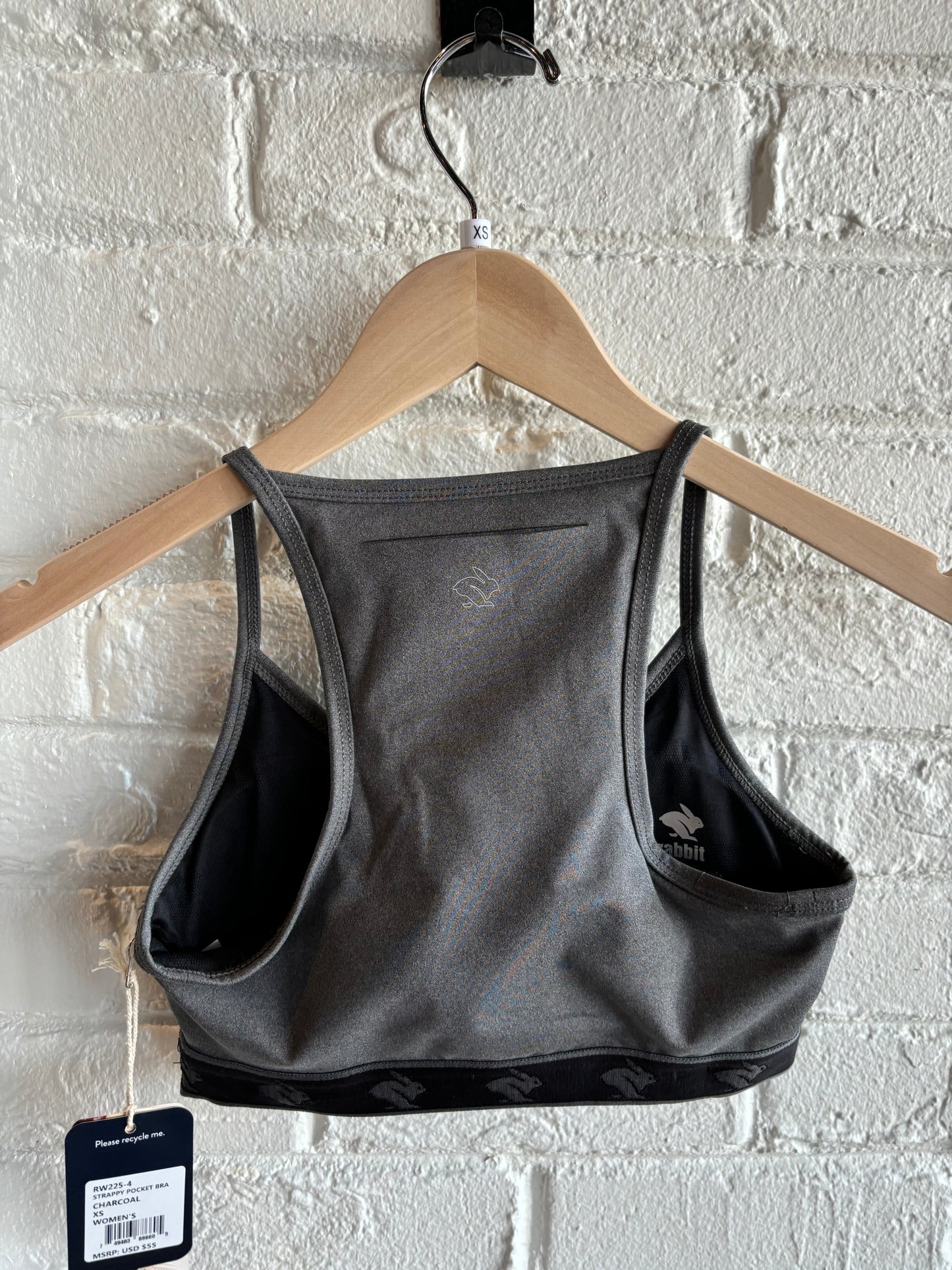 Rabbit Strappy Pocket Bra