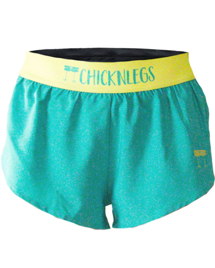 Women's ChicknLegs  1.5" Shorts- Aqua