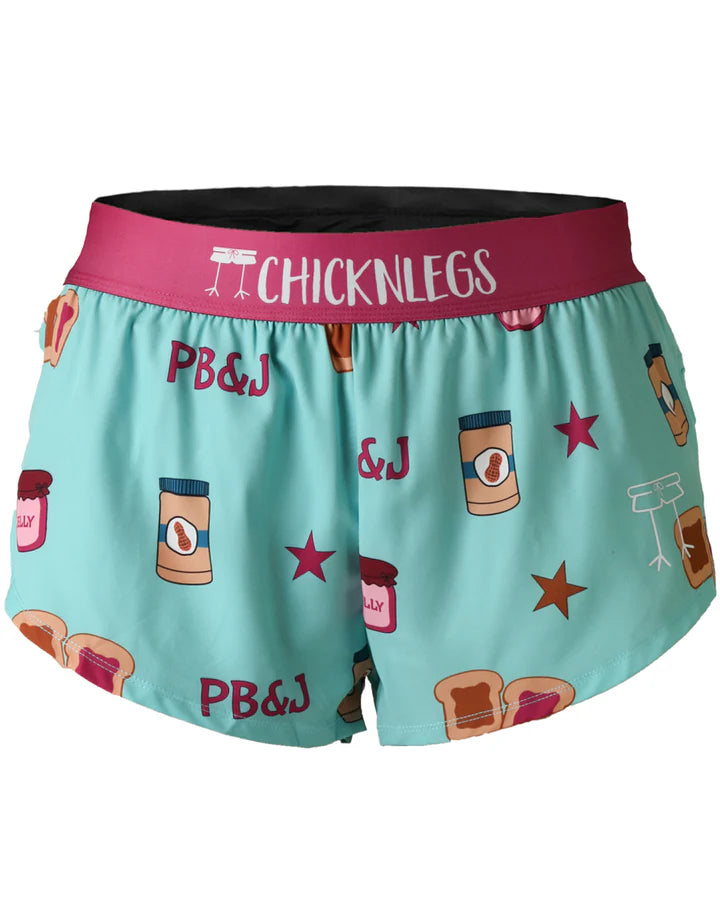 Women's ChicknLegs 1.5" Shorts-PB&J