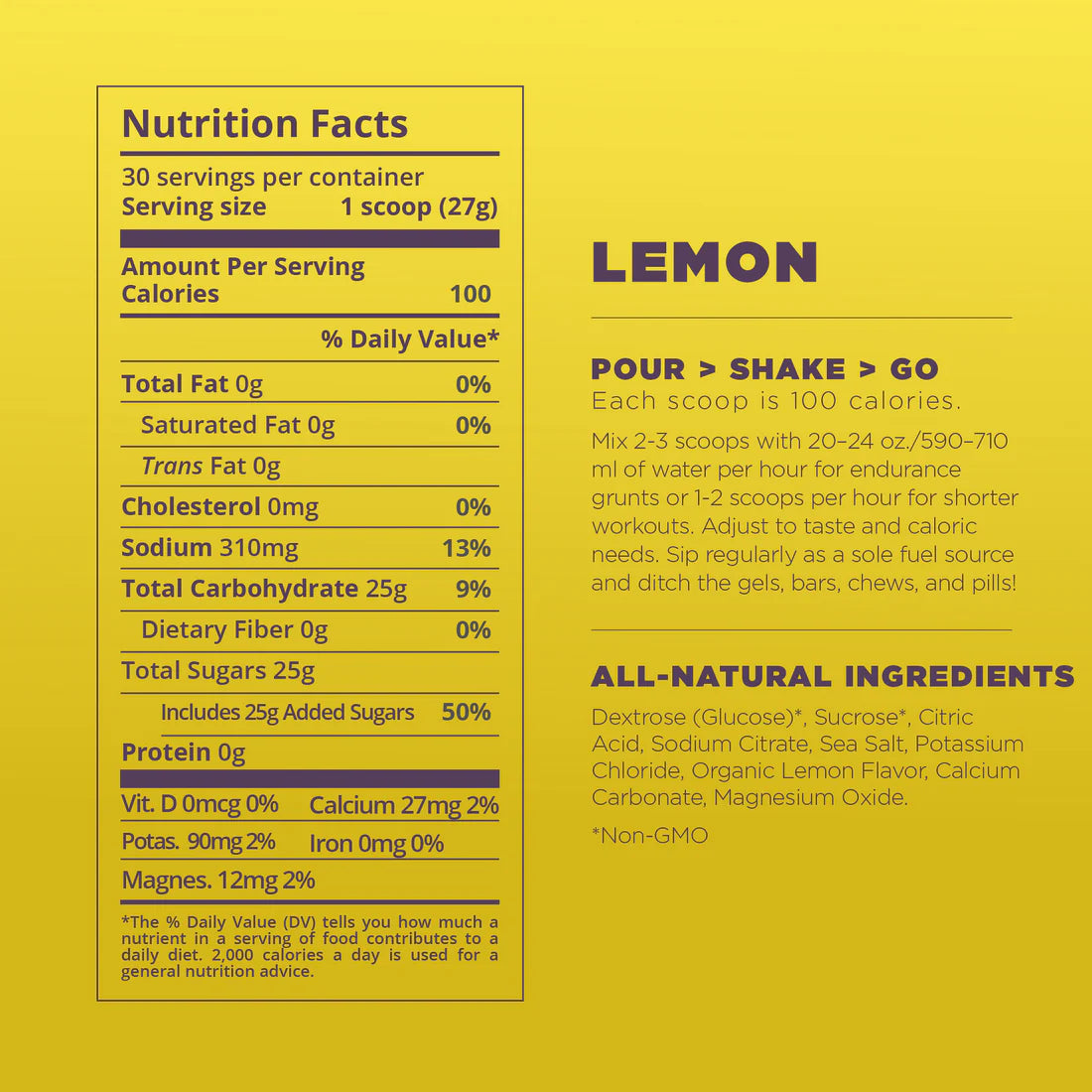 Tailwind Lemon Endurance Fuel- Single Serving