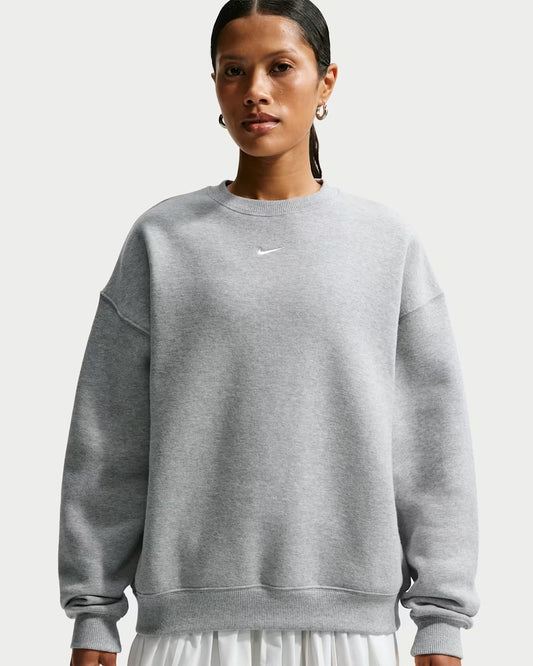 Women's Nike Oversized Crew Sweatshirt-Gray