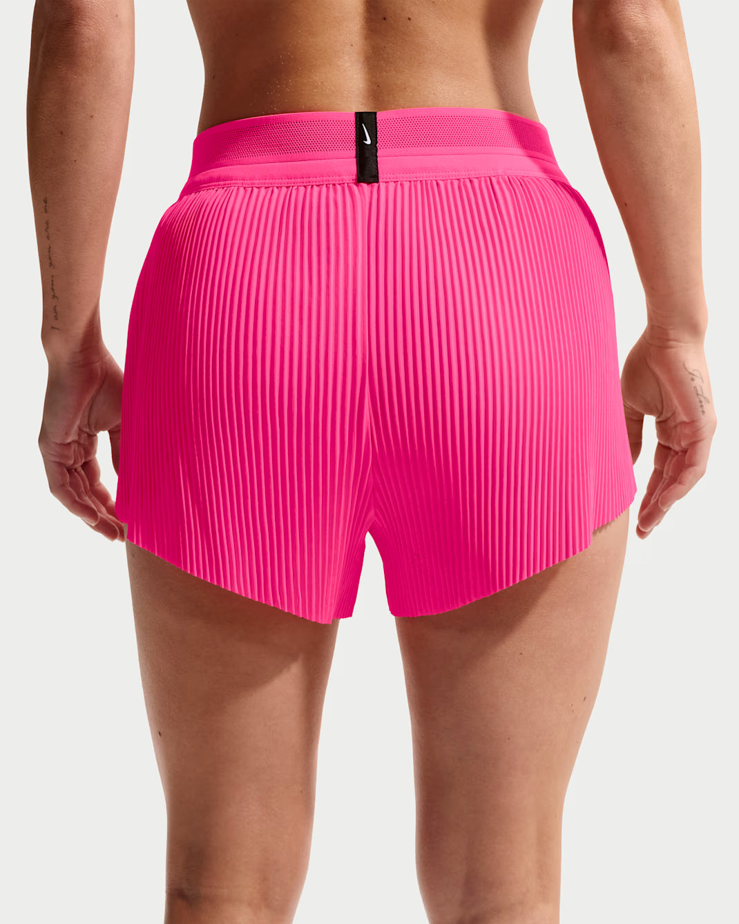 Women's Nike  AeroSwift Pleated Shorts-Pink